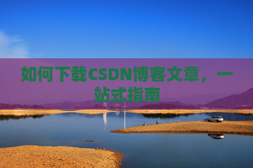 如何下载CSDN博客文章,一站式指南